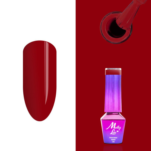 Mollylac - Gellack - Glamour Woman - Nr 9 - 5g UV-gel/LED Röd