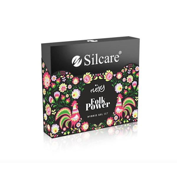 4-pakning - Gelelakk - Flexy - Folk power sett UV-gel/LED