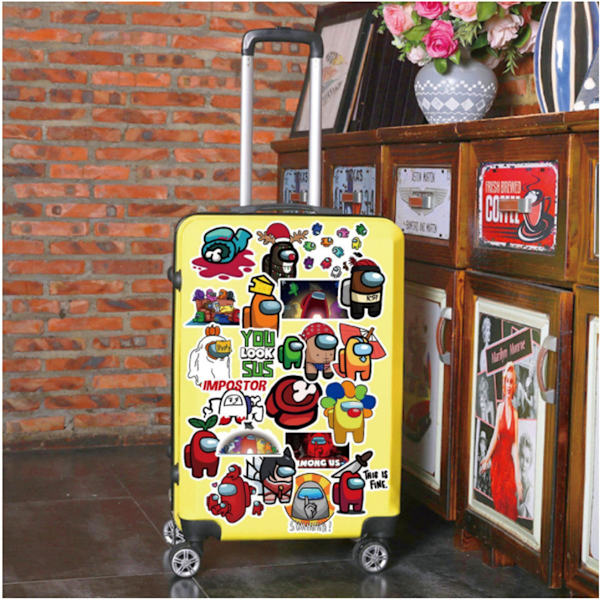 50 kpl Fashion Graffiti Tarrat Vedenpitävä Laptop Skate - Ystävät Multicolor