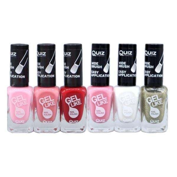 6 stk neglelak, neglelak - Sæt - Multicolor