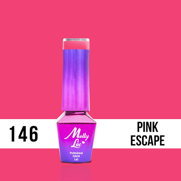 Mollylac - Gellack - Flamingo - Nr146 - 5g UV-gel/LED Rosa