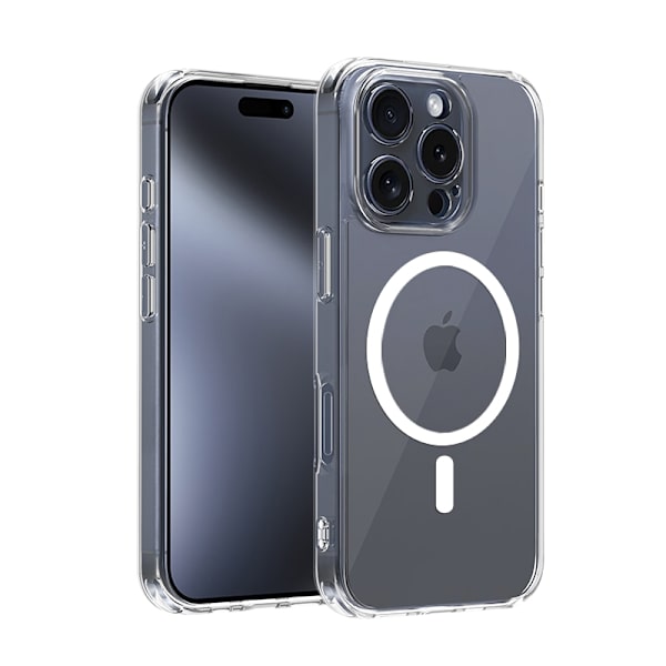 iPhone 16 Pro Max - Silikone etui - Magsafe Transparent Iphone 16 Pro Max