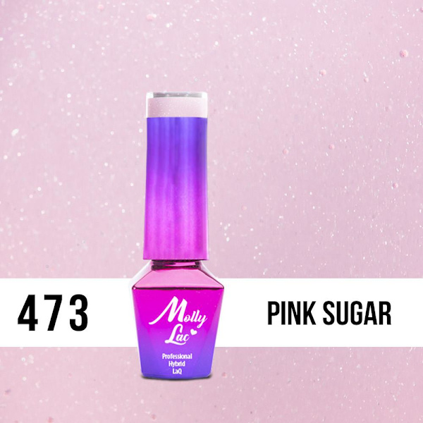Mollylac - Gellack - Macarons - Nr473 - 5g UV-gel/LED Rosa