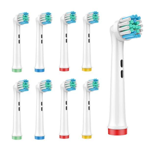 16-pack tannbørstehoder - Kompatibel med for eksempel Oral-B Multicolor
