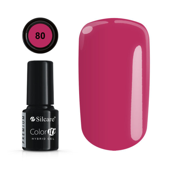Geelilakka - Color IT - Premium - *80 UV geeli/LED Cerise