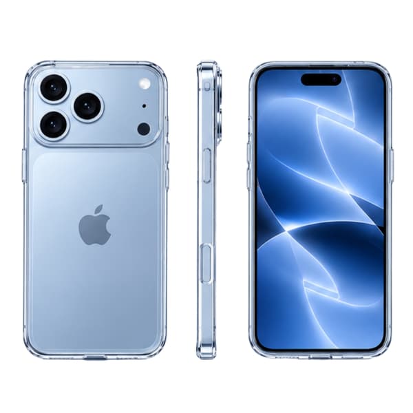 iPhone 17 Transparent Silikonskal – Ultratunt 1,5 mm Clear Case Transparent