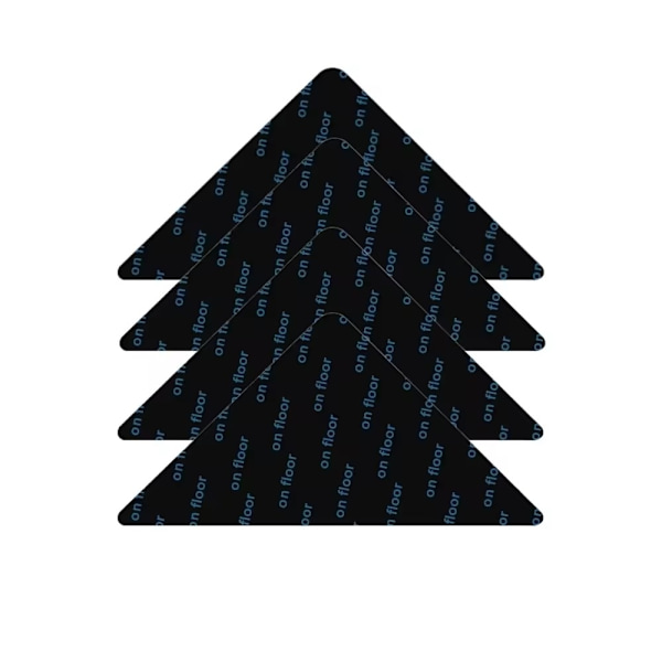 Anti-Slip måtter - 4-pak gribere Black