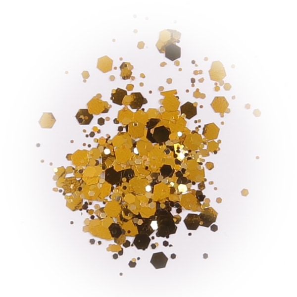 Kynsien glitter - Mix - Gold rush - 8ml - Glitter