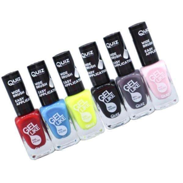 6 stk neglelakk, neglelakk - Sett - Multicolor