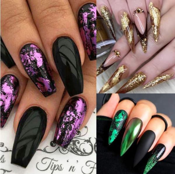 12 kameleonflak glitter i boks Multicolor