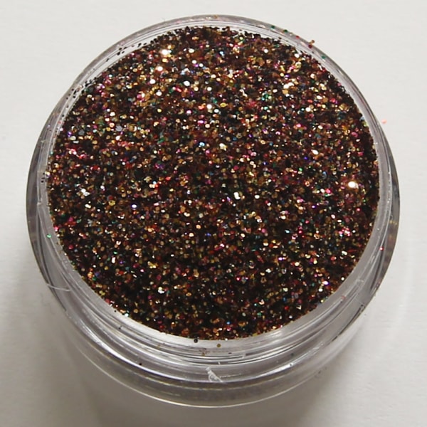 Negleglitter - Finkornet - Flerfarget - 8ml - Glitter Multicolor