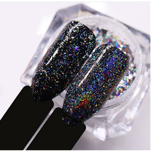 Galaxy holo flakes - Silver