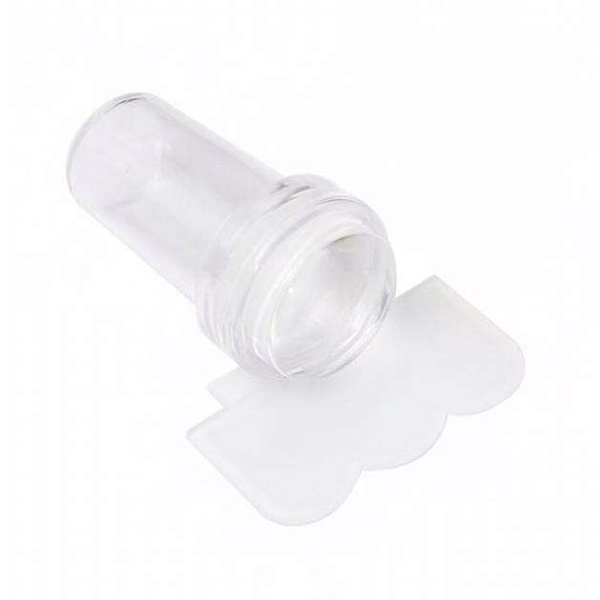 Stempelpute + skrape for nail art stempling - Klar