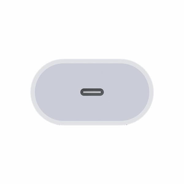 25W iPhone Snabbladdare för Apple 11/12/13/14/15 med USB-C Strömadapter Vit