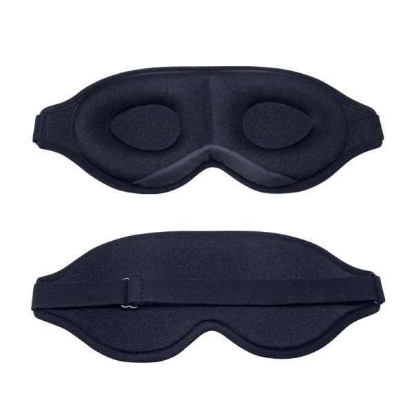 Innovativ søvnmaske, lysblokkerende øyemaske for søvn, lur, M Black