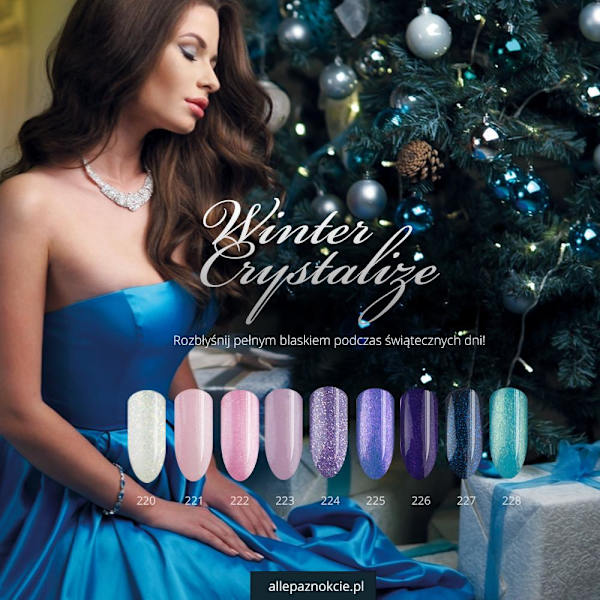 Mollylac - Geelilakka - Winter Crystalize - Nr223 - 5g UV geeli/LED