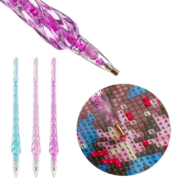 Pen til diamantmaling - Diamantmaling - Multicolor