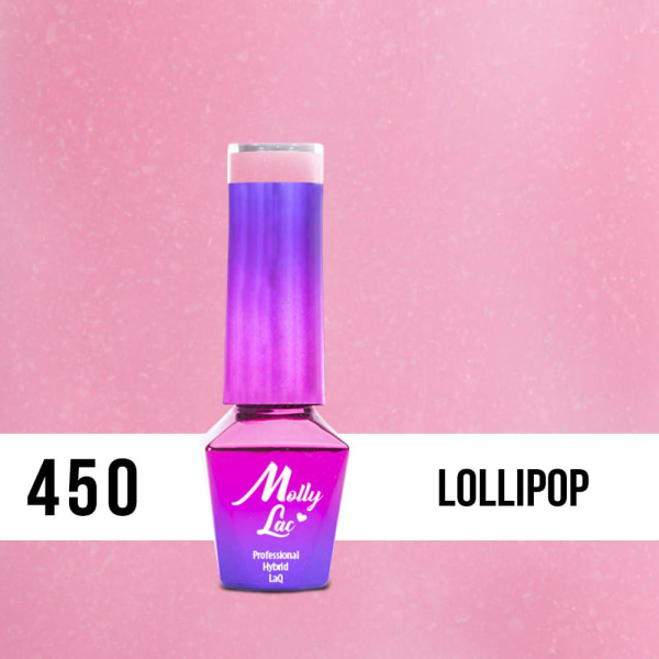 Mollylac - Geelilakka - BonBons - Nr450 - 5g UV geeli/LED Pink