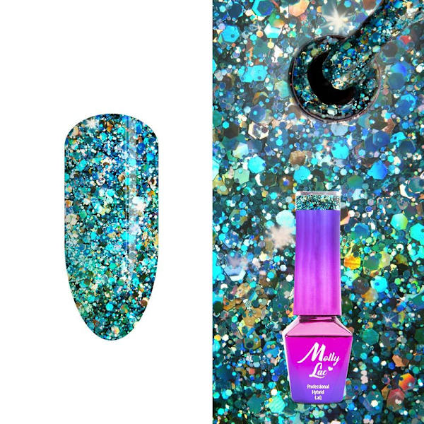 Mollylac - Geelilakka - Murskatut timantit - Nr537 - 5g UV-geeli/LED
