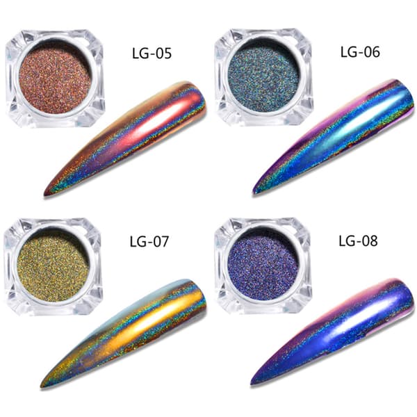Holo Peacock Chameleon powder - Chrome pigment Nr 7