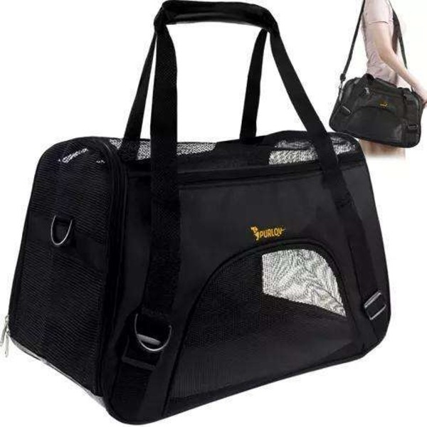 Transporttaske - Kæledyrsbærer - Sikker og behagelig til kæledyr Black