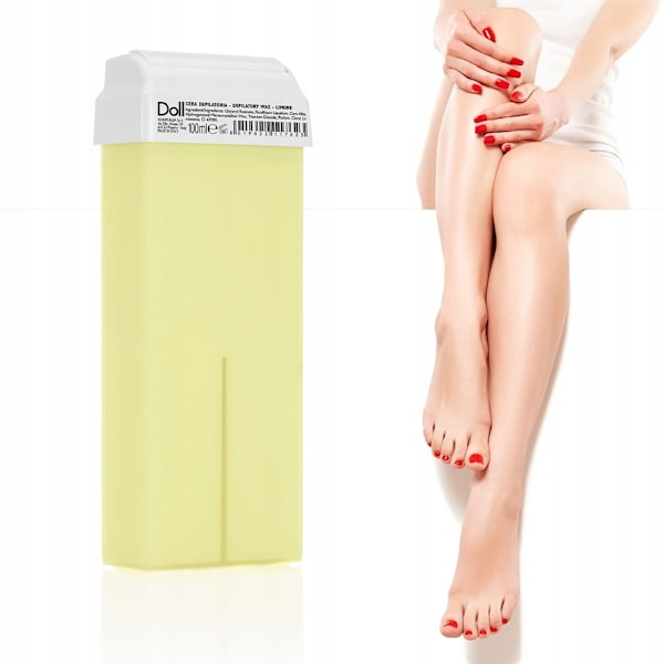 Hårfjerningsvoks - Varm voks - Roll on - Citron - 100ml - Xanitalia Doll