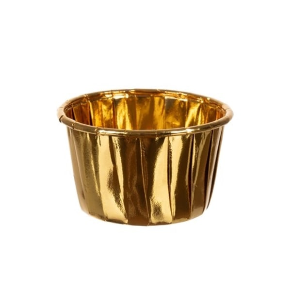 50st Muffinformar cupcake Guld