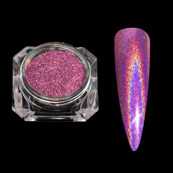 Rosa / lila mirror pigment - Chrome mirror powder