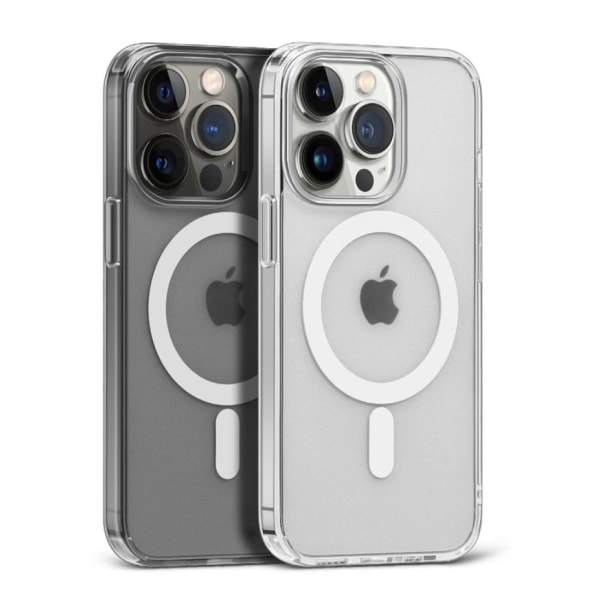 Magsafe iPhone 15 Pro Max Silikonskal Transparent