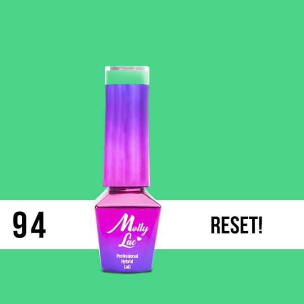 Mollylac - Gellack - Rest & Relax - Nr94 - 5g UV-gel/LED Grön