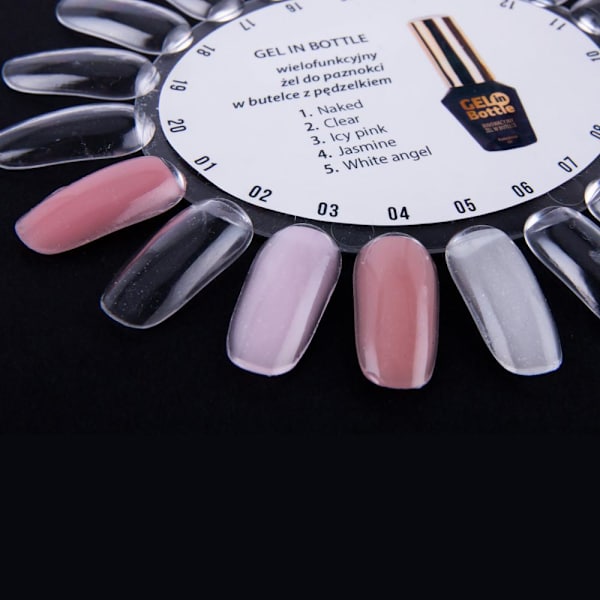 Mollylac - Gel in Bottle - Icy Pink - 10g - UV-geeli/LED - Pohjalakka Light pink