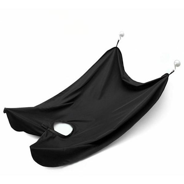 Esiliina parranajoon ja partaan - Kerää parran - Barber Cape Black