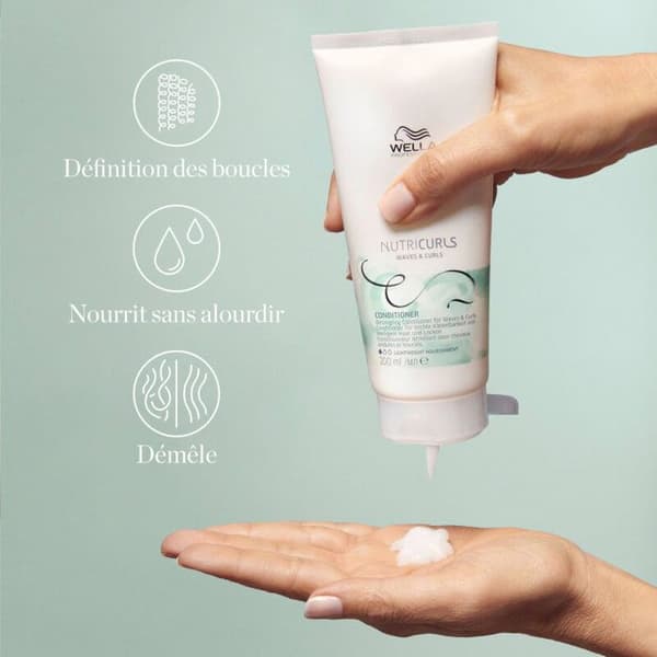Wella Professionals Nutricurls Detangling Conditioner för vågigt och lockigt hår 200ml