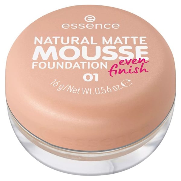 Essence - Natural Matte Mousse Foundation - 01