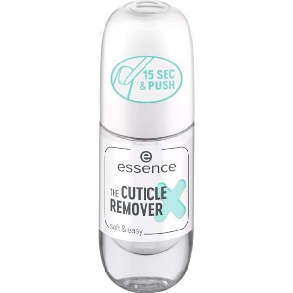 Exfoliant Nagelband - Essence - Nagelbandsborttagare - Transparent - Lätt applicering - Snabba resultat Transparent, lätt mjölkig