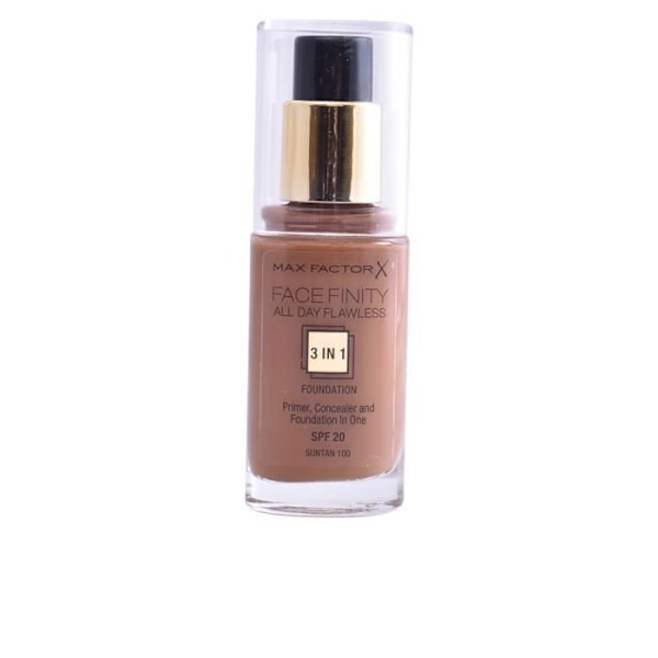 Facefinity All Day Flawless 3 In 1 Foundation 100-suntan 30 ml