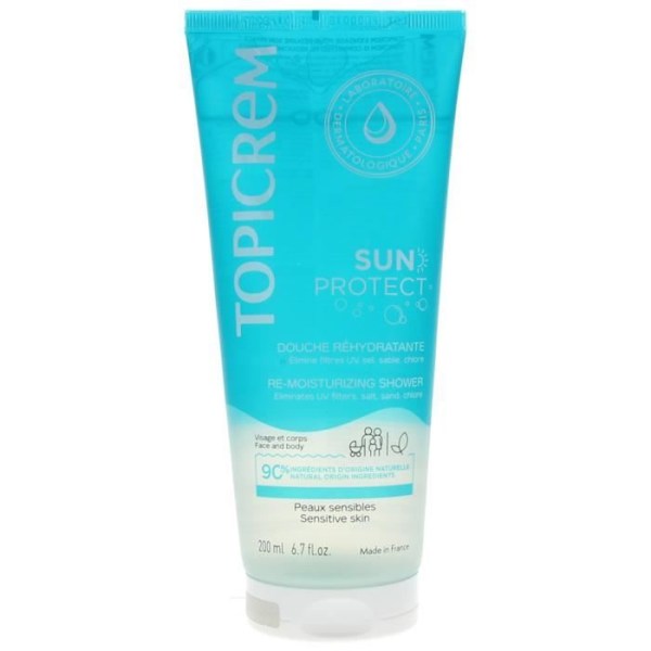 Topicrem Sun Protect Rehydrating Shower Sensitive Skin 200ml