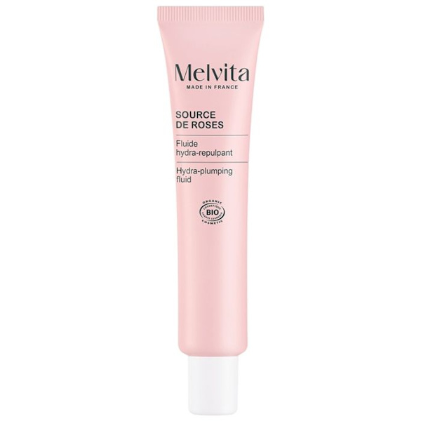 Melvita Source de Roses Fluide Hydra-Repulpant Ekologisk 40 ML