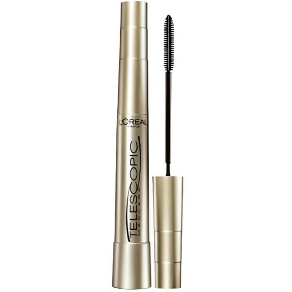 Mascara - L'OREAL PARIS - Telescopic - Noir - Förlängning 60% - Ej vattenfast Svart