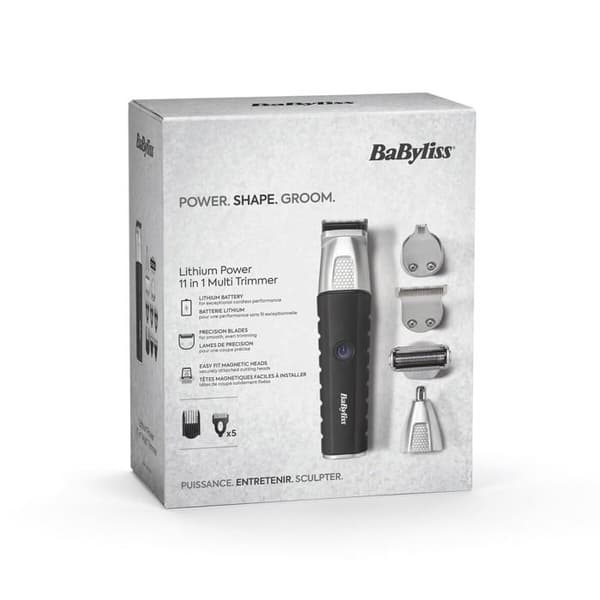 BaByliss MT812E 11-i-1 trimmer för skägg, trådlös