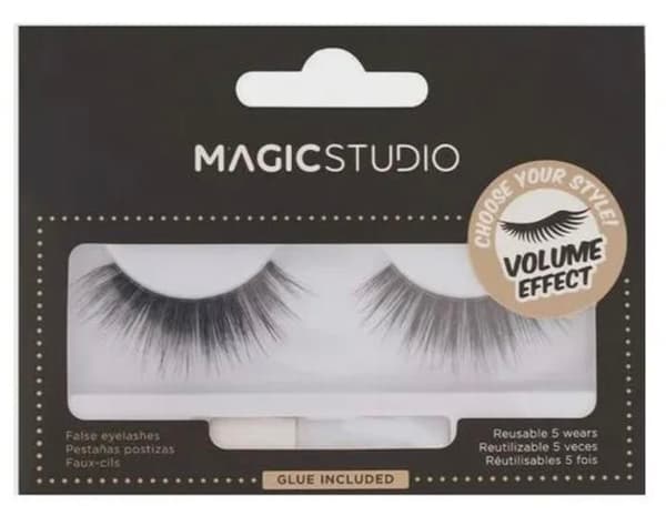 Faux Cils - MAGIC STUDIO - Volym - Naturlig Effekt - 100% Syntetiska Fibrer - Vegan