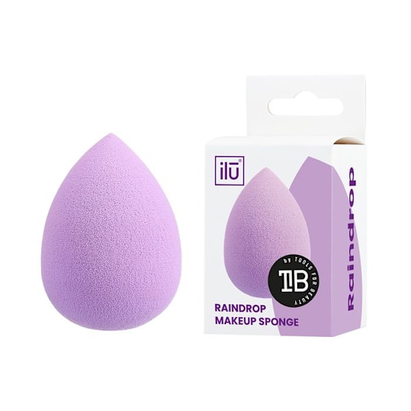 Ilū Make Up Raindrop Sponge Lila - sminksvamp i droppform