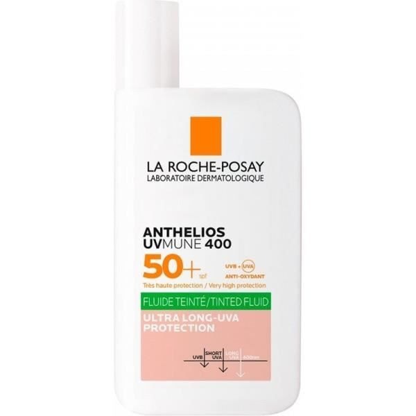 Fluide Solair - La Roche Posay - Anthelios Uvmune 400 - Osynlig - SPF50+ - 50 ml Unisex Färg