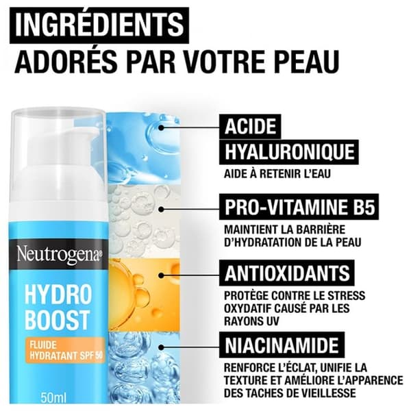 Neutrogena Hydro Boost Fluid Moisturizer Face SPF50 - 50ml N/A