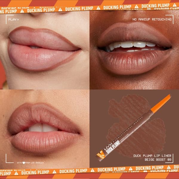 Læbestift - DUCK PLUMP #09 - Beige Boost - Volumizer - Vegansk - 0,33 gr Beige Boost