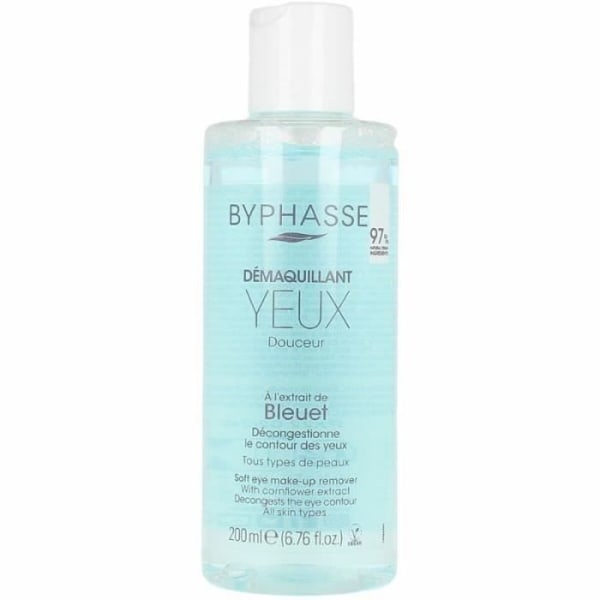 Démaquilleringsvätska - Byphasse - Blåklint - 200 ml - Hypoallergen - Alla hudtyper