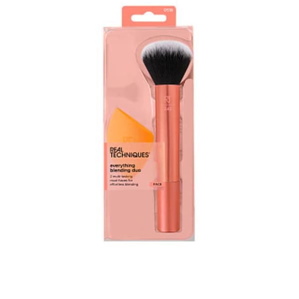 Duo av blandning - Real Techniques - 2 delar - Borste och svamp - Naturlig finish