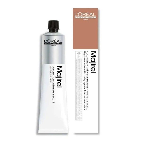 Permanent färgning - L'Oréal Professionnel - Majirel 5.8 - Ljusbrun Mocca - Kräm 50ml Ljusbrun Mocca