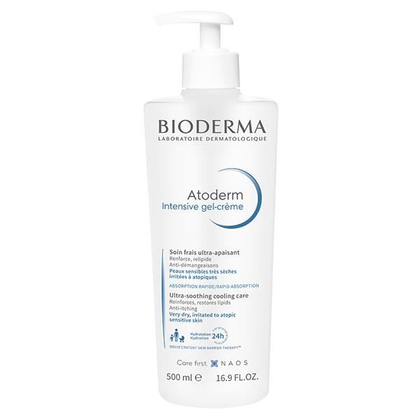 Bioderma Atoderm Intensive Soothing Gel-Cream Mycket torr atopisk hud 500ml