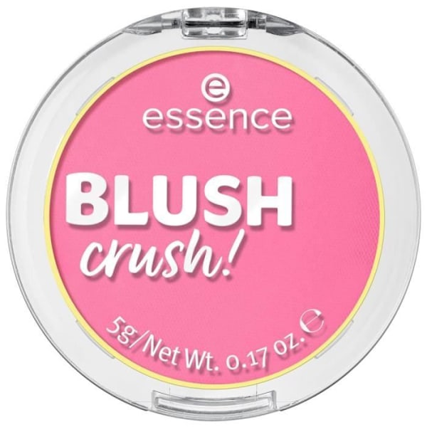 Blush - ESSENCE - Blush Crush! - 50 Pink Pop - Vegansk - Utan gluten - Tryckpuder Rosa Pop, Karamell Latte